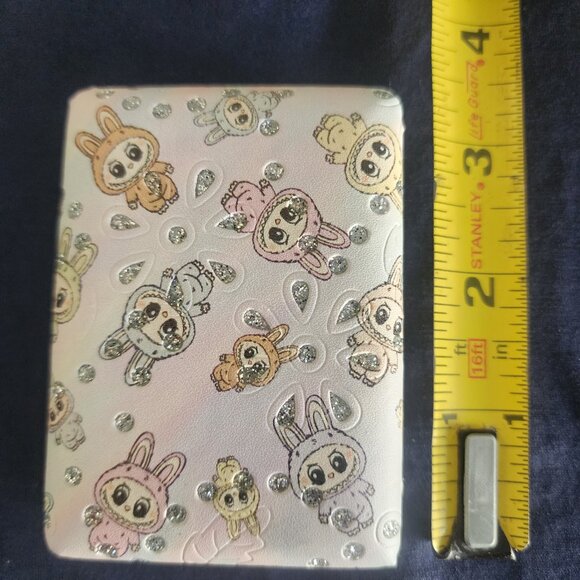 Labubu Monster makeup compact or pocket mirror with crystals NEW 3.5x2.5 inches - Picture 4 of 5